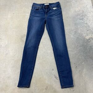 Madewell Women's Skinny Jeans - Dark Blue